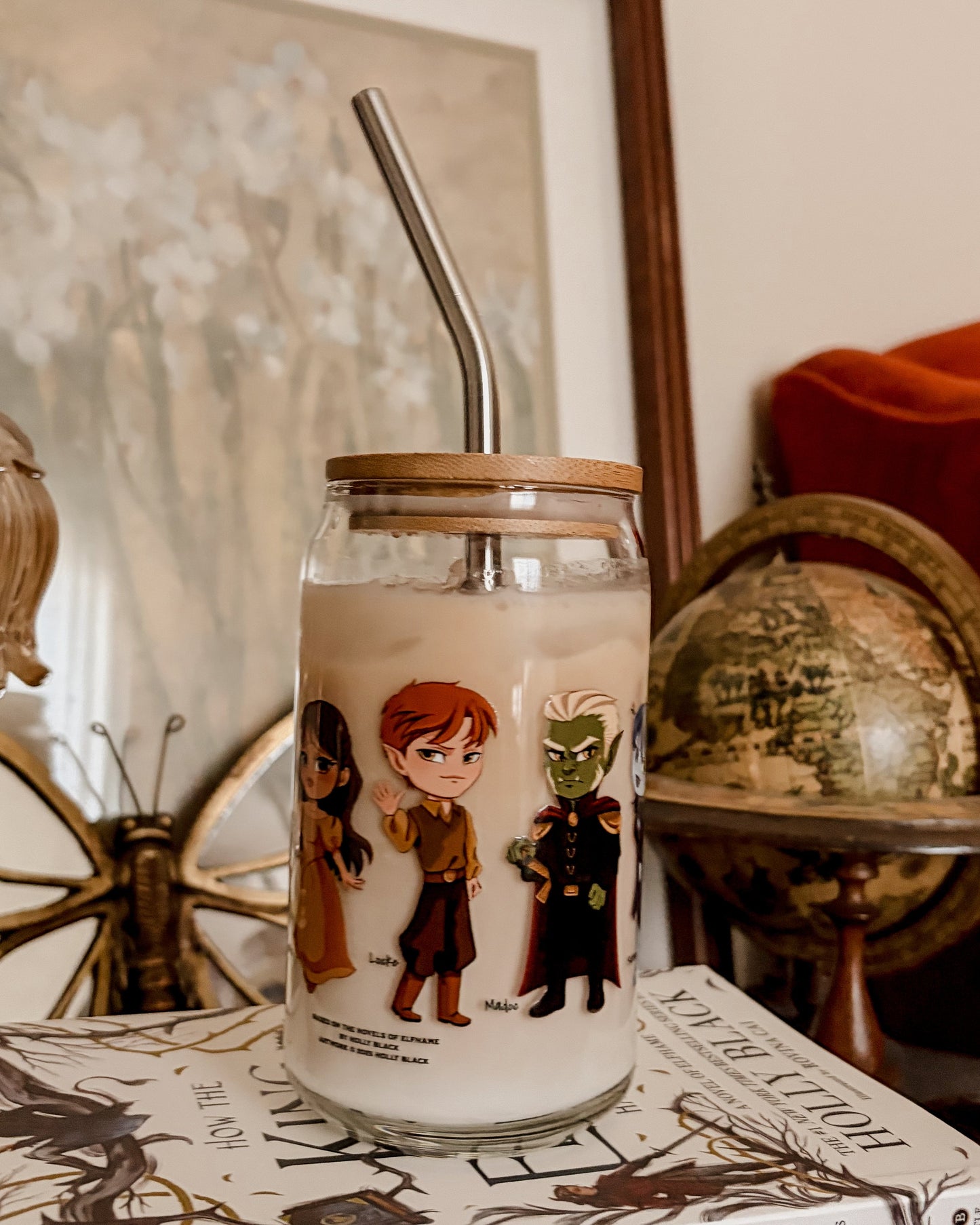 Novels of Elfhame Characters Can-shaped Glass