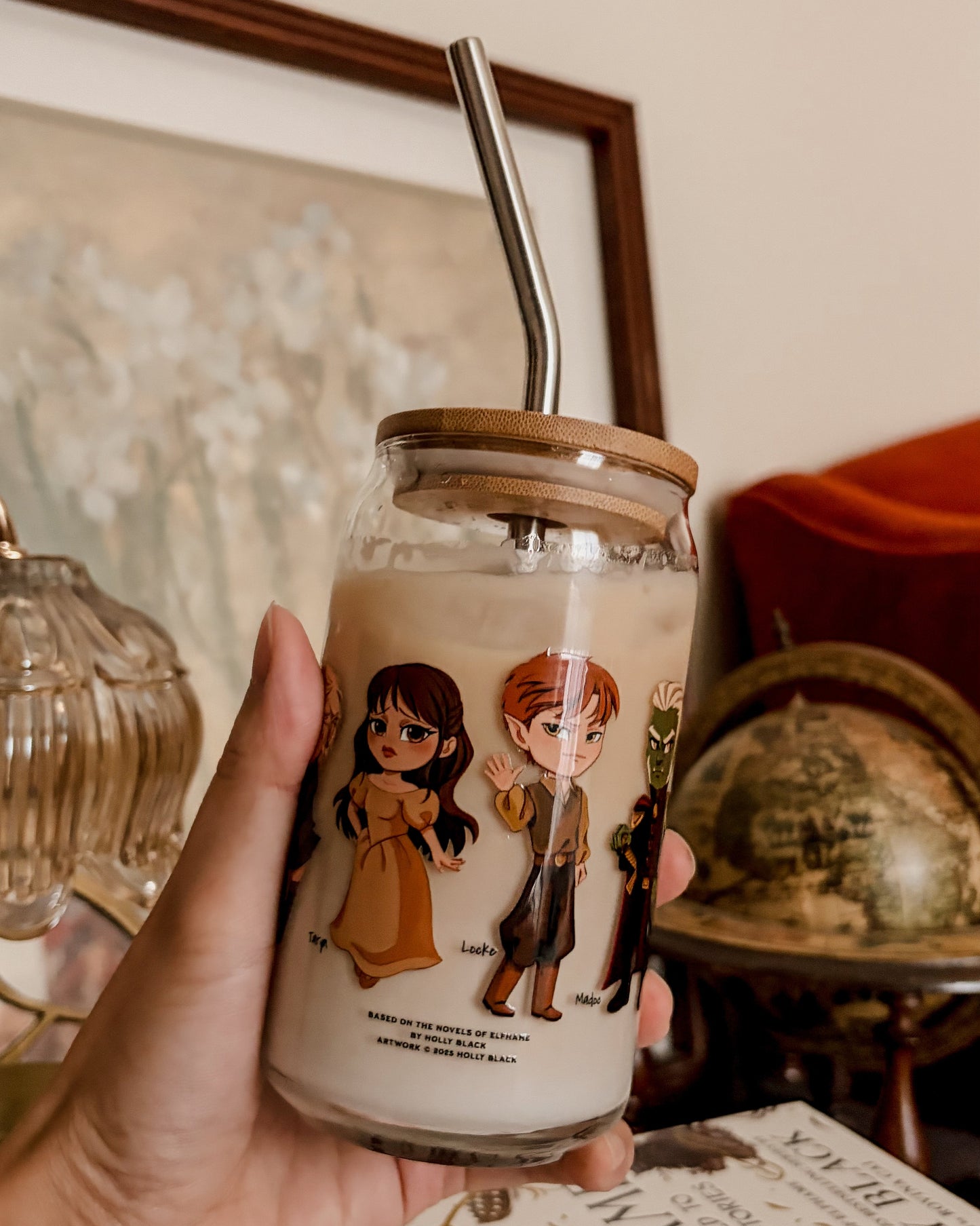 Novels of Elfhame Characters Can-shaped Glass