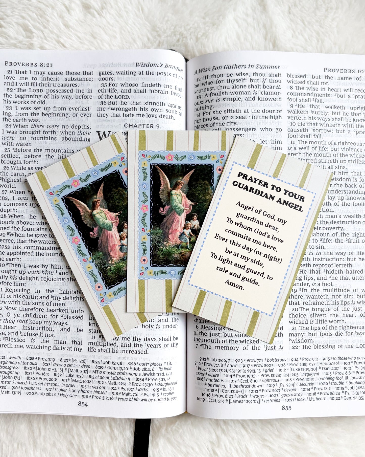 Guardian Angel Prayer Card & Bookmark