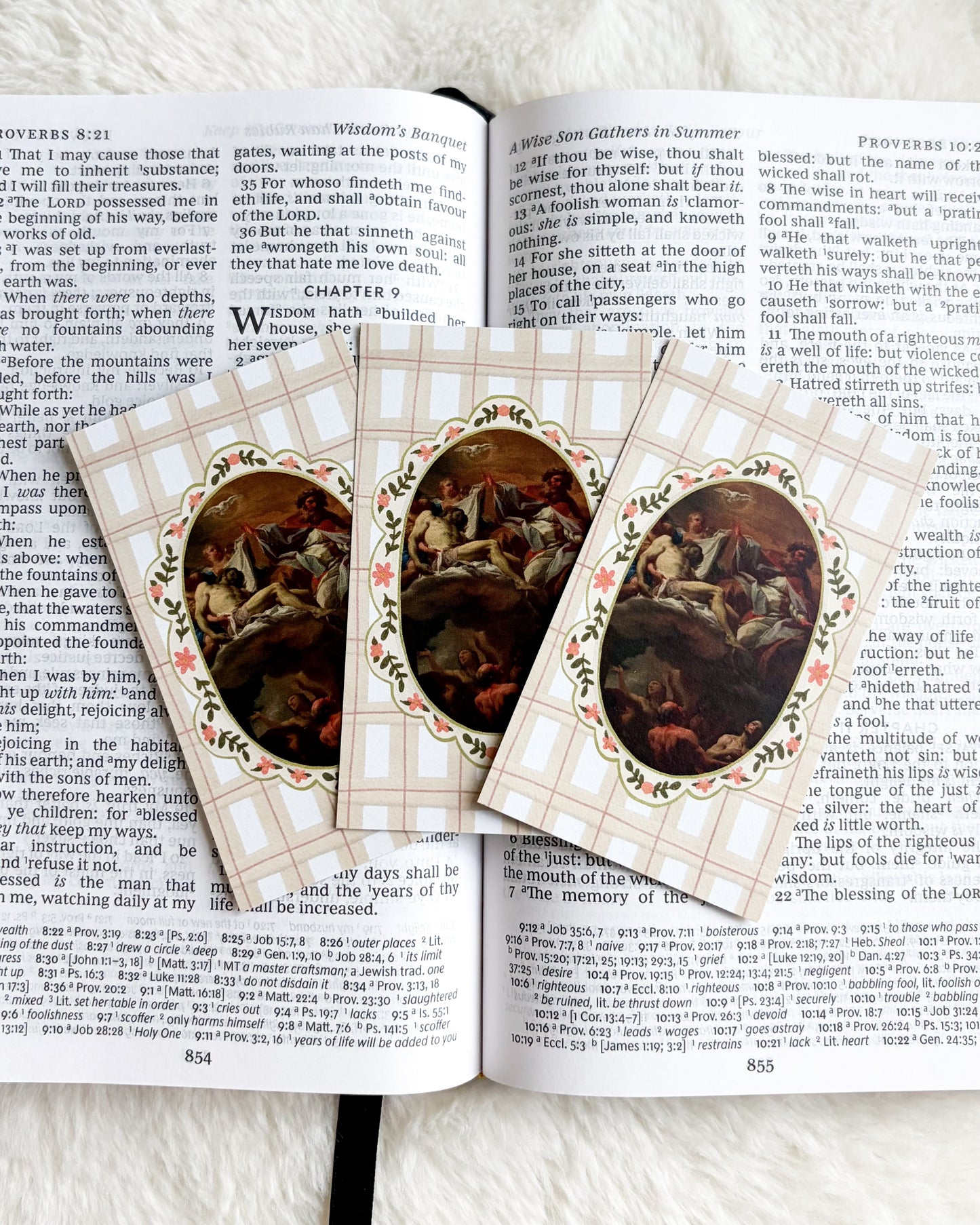 Prayer of St. Gertrude for the Souls in Purgatory Card & Bookmark