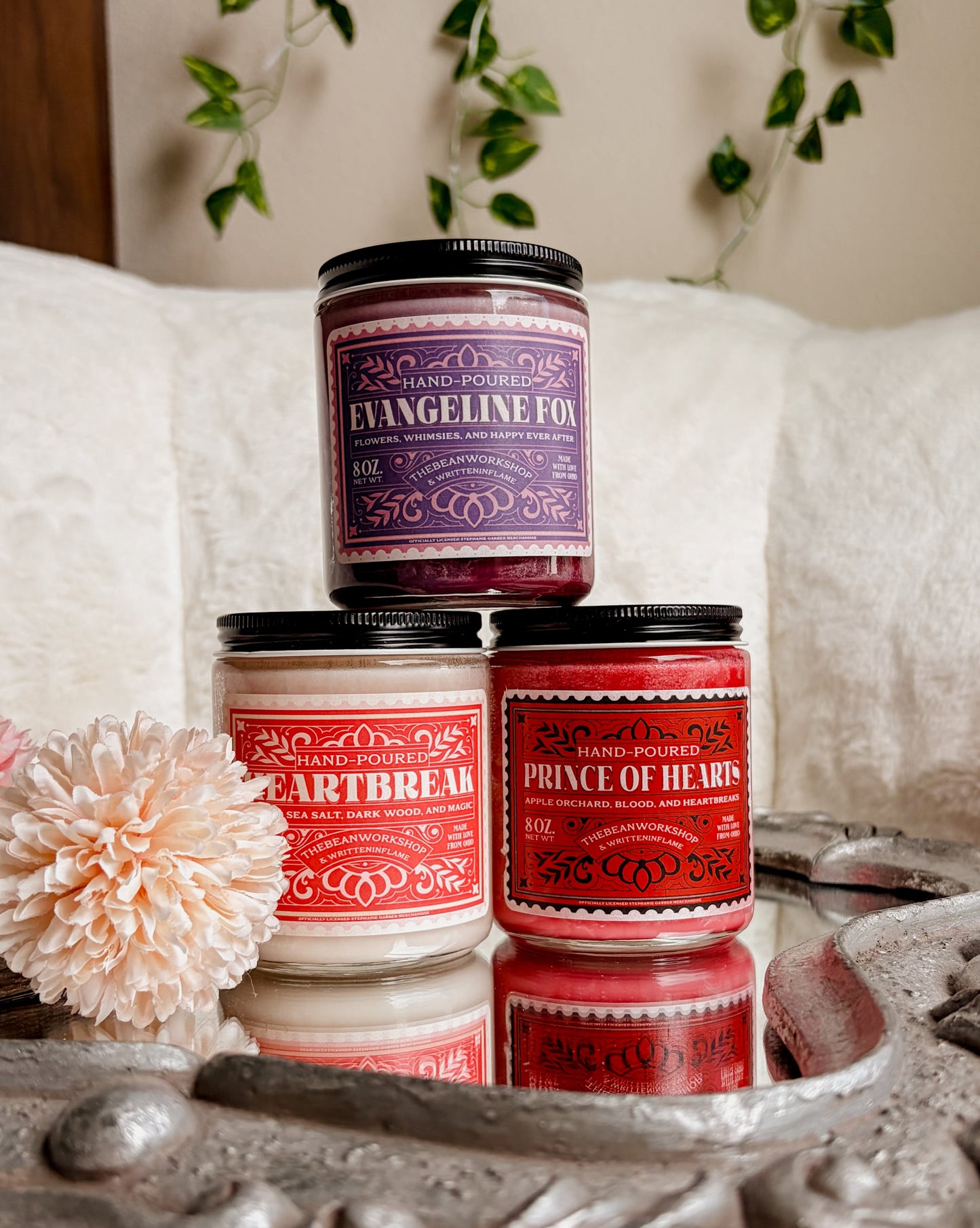 Once Upon A Broken Heart Candles Set of 3