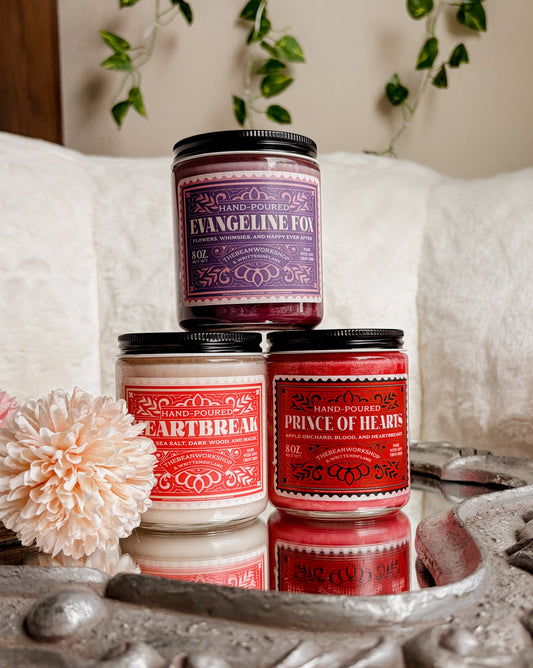 Once Upon a Broken Heart Candles Bundle of 3