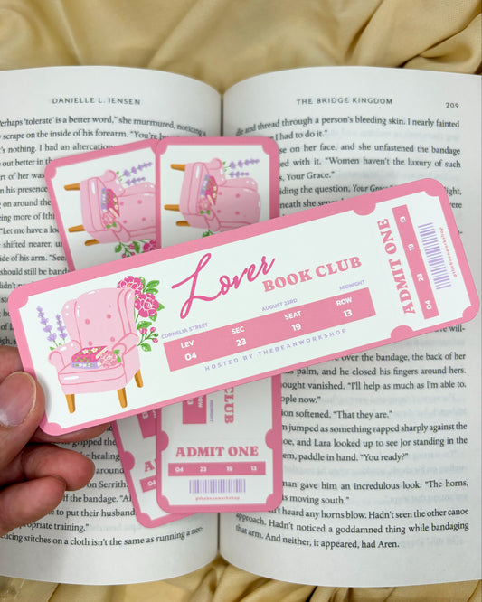 Lover Book Club Bookmark