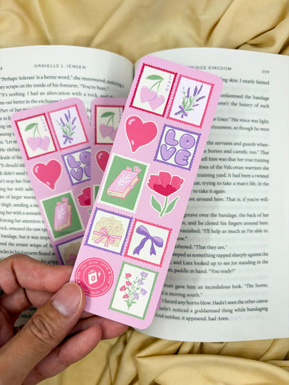 Book Lover Stamp Bookmark