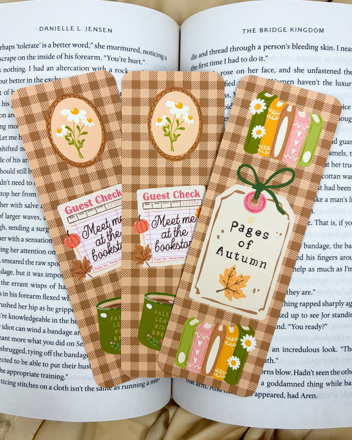 Pages of Autumn Bookmark