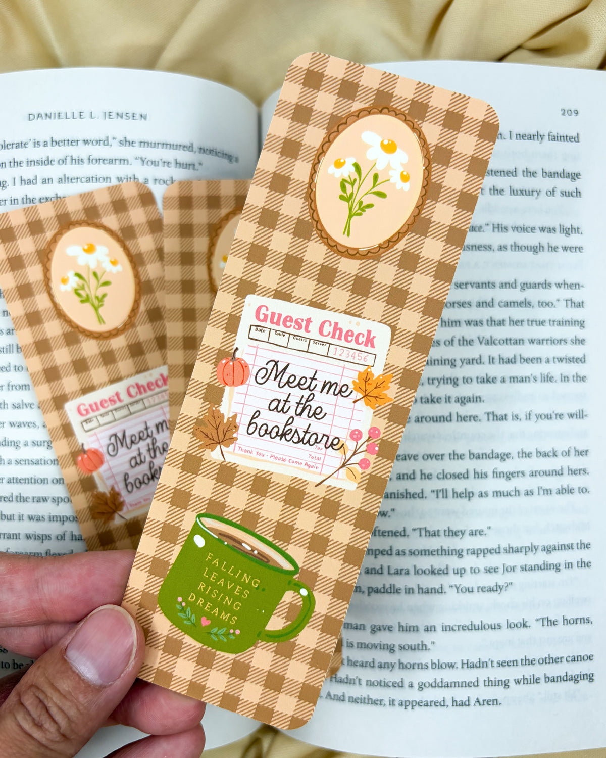 Pages of Autumn Bookmark