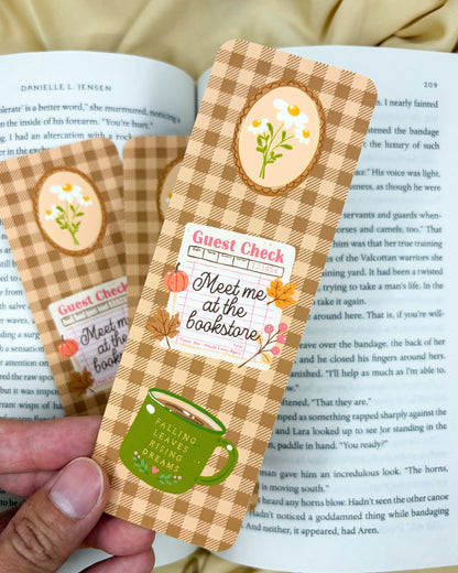 Pages of Autumn Bookmark