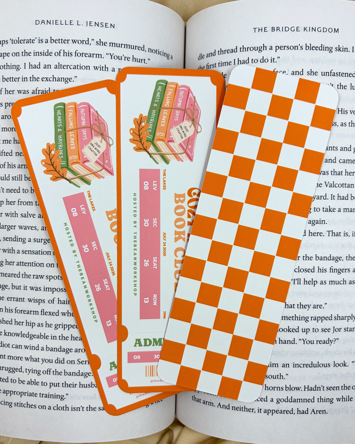 Cozy Readers Book Club Bookmark
