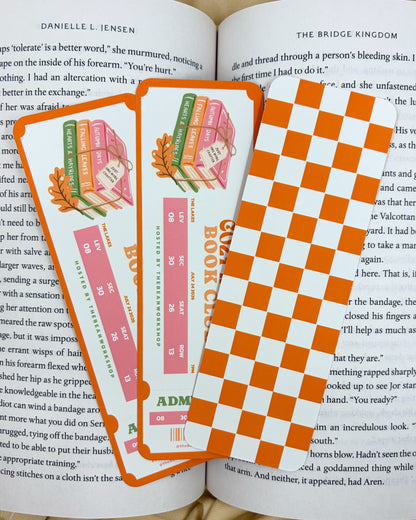 Cozy Readers Book Club Bookmark