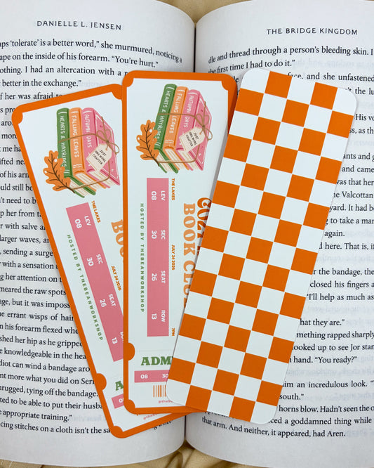 Cozy Readers Book Club Bookmark