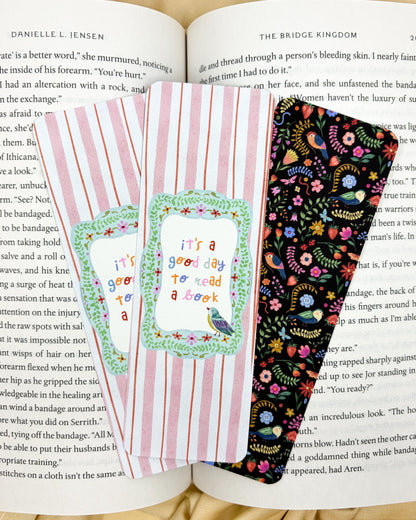 It's a Good Day to Read a Book Bookmark