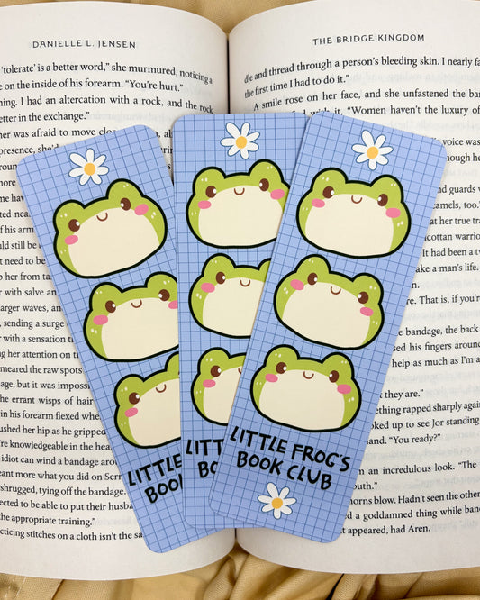 Little Frog's Book Club Bookmark