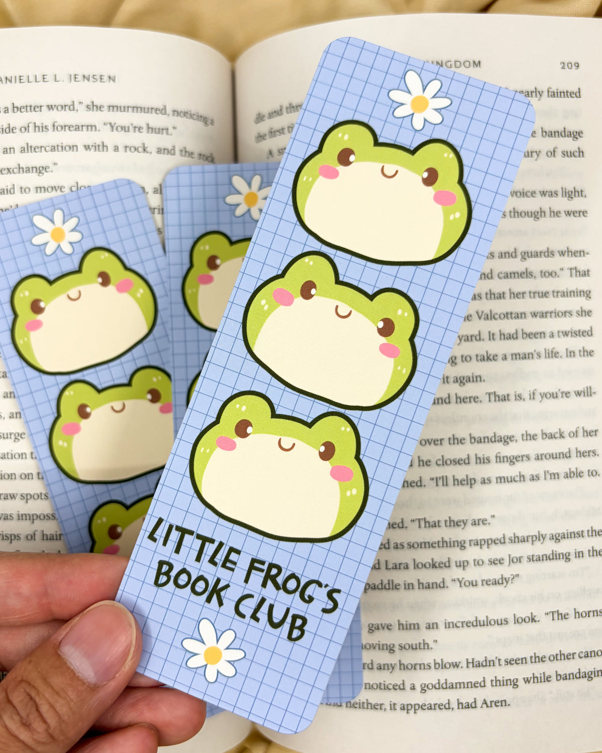 Little Frog's Book Club Bookmark
