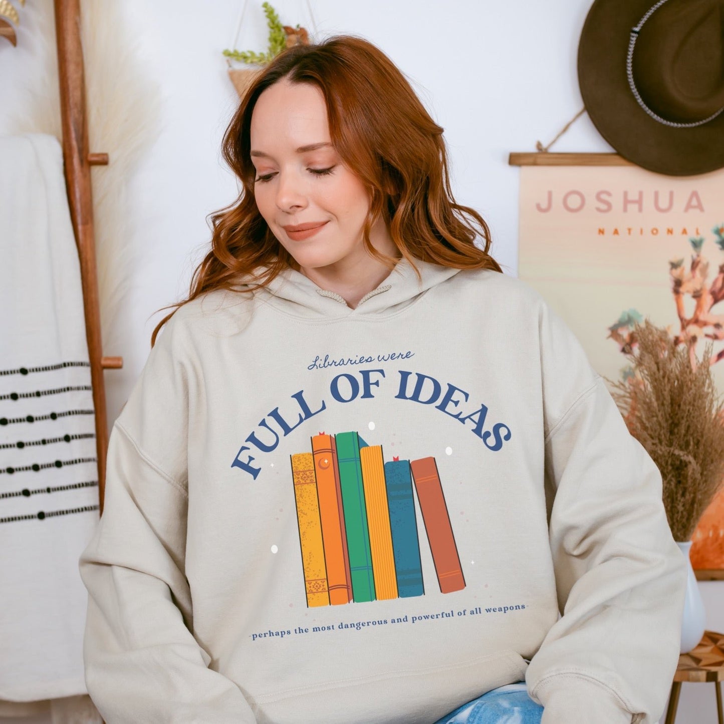 Libraries Were Full of Ideas Hoodie