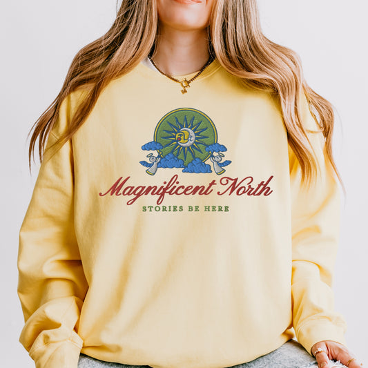 Magnificent North Embroidered Fleece Sweatshirt