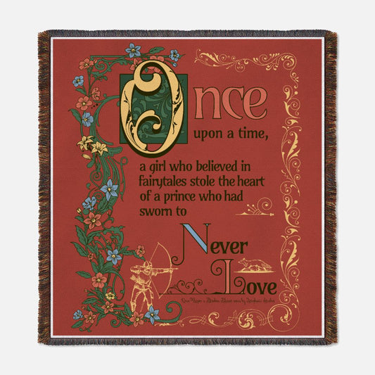 The Ballad of The Archer and The Fox Woven Blanket