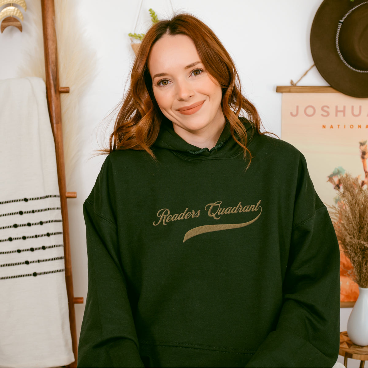 Readers Quadrant Embroidered Hoodie