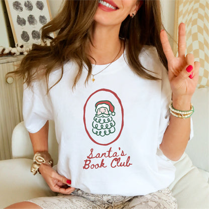 Santa's Book Club T-Shirt
