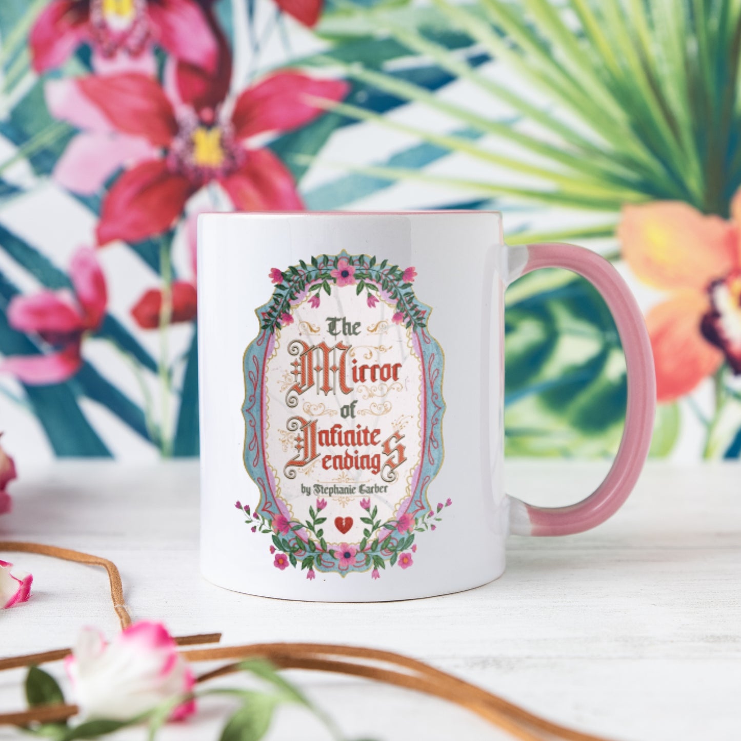 The Mirror of Infinite Endings Mug with Color Inside
