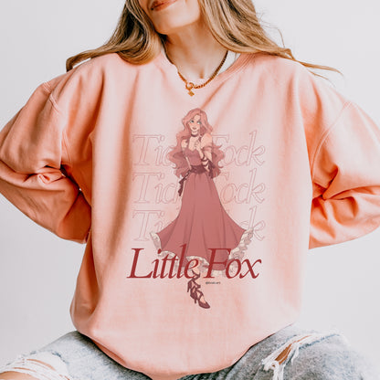 Tick Tock Little Fox Fleece Sweatshirt