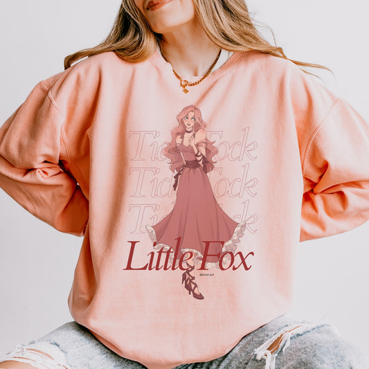 Tick Tock Little Fox Fleece Sweatshirt