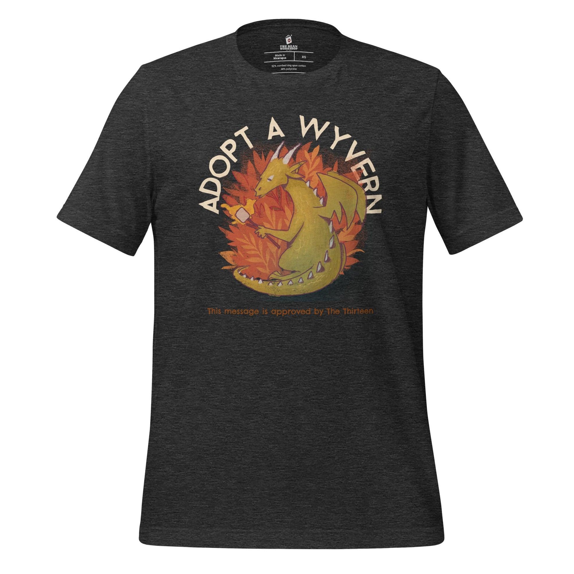 Adopt A Wyvern T-Shirt - The Bean Workshop - abraxos, manon blackbeak, sarah j. maas, t-shirt, throne of glass, tog