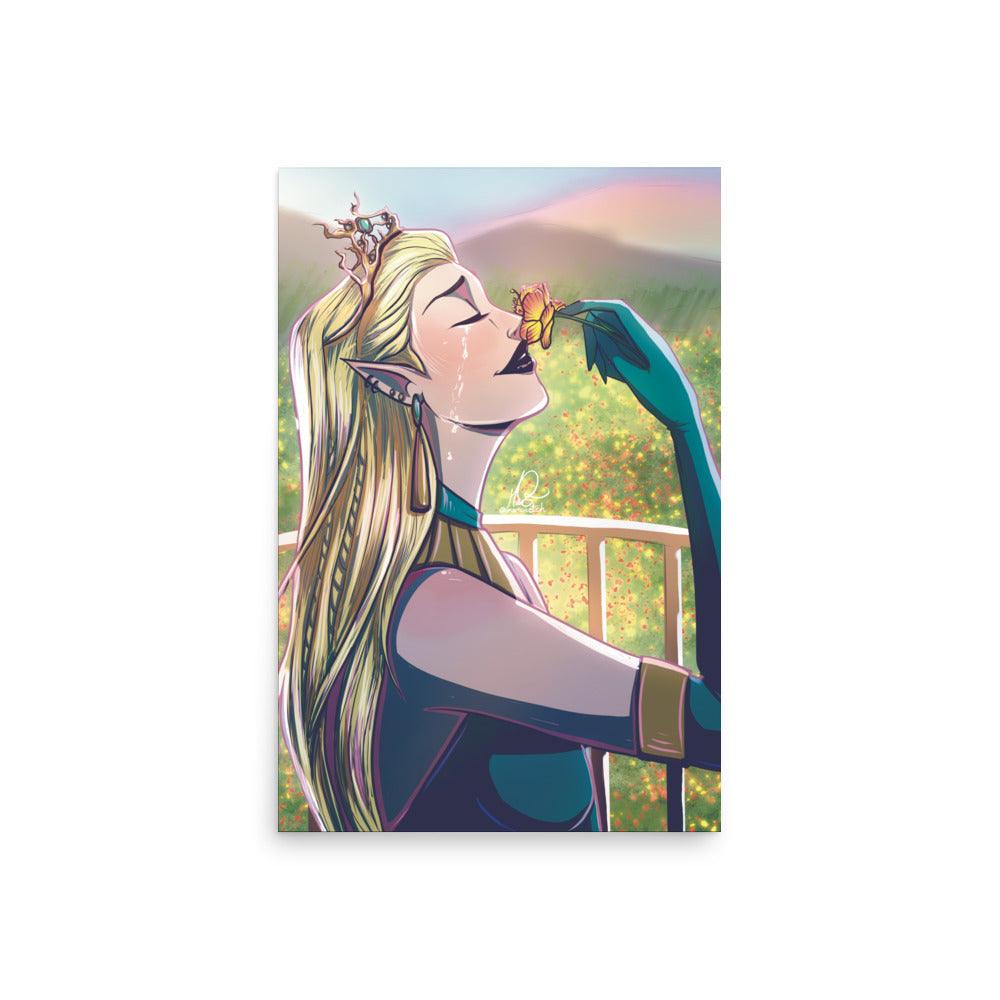 Aelin Galathynius Poster - The Bean Workshop - poster, sarah j maas, throne of glass, tog