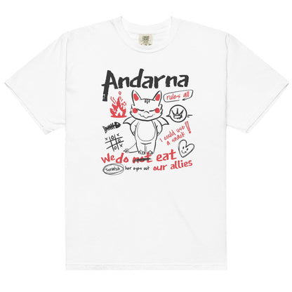 Andarna Tee Shirt - The Bean Workshop - fourth wing, iron flame, onyx storm, rebecca yarros, tee shirt