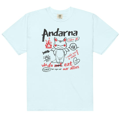 Andarna Tee Shirt - The Bean Workshop - fourth wing, iron flame, onyx storm, rebecca yarros, tee shirt