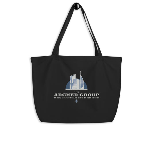 Archer Group by Alex Volkov Large Organic Cotton Twill Tote Bag - The Bean Workshop - Ana Huang, Archer Group, Bookish Tote, Organic Twill tote bag, tote, tote bag, Twisted
