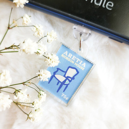 Aretia Riorson House Fourth Wing Kindle Charm - The Bean Workshop - basgiath war college, dust plug, e readers, fourth wing, iron flame, kindle charm, onyx storm, phone charm, reading accessories, rebecca yarros