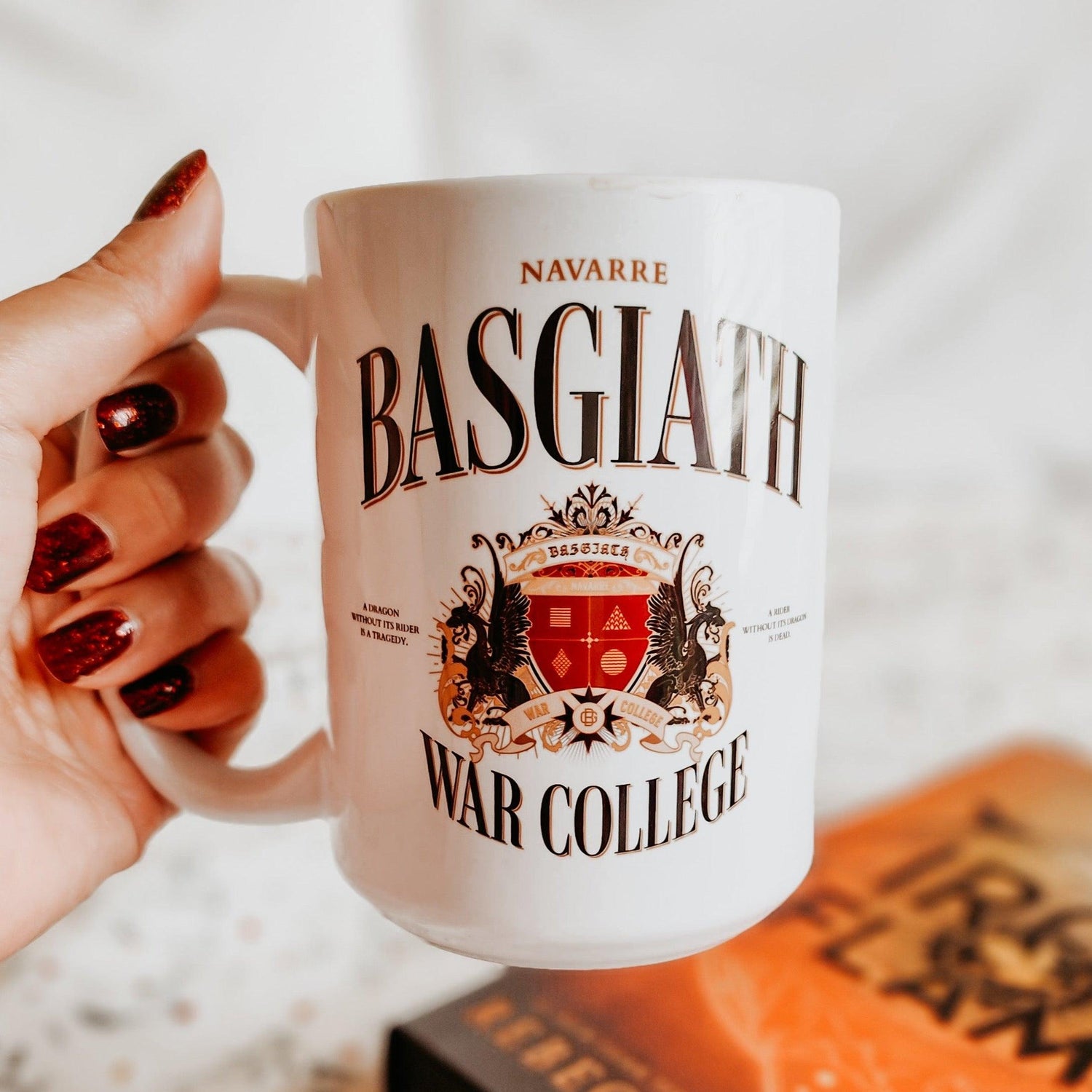 Basgiath War College Coffee Mug - The Bean Workshop - ceramic, fourth wing, mug, rebecca yarros