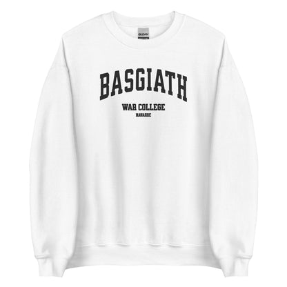 Basgiath War College Embroidered Crewneck - The Bean Workshop - embroidered, fourth wing, rebecca yarros, sweatshirt