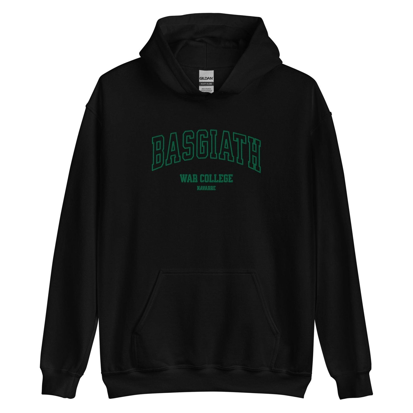 Basgiath War College Embroidered Hoodie - The Bean Workshop - embroidered, fourth wing, hoodie, rebecca yarros