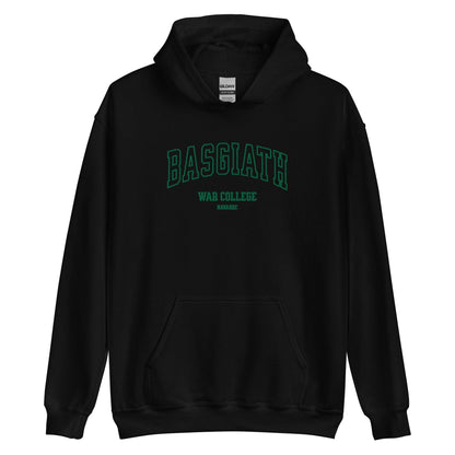 Basgiath War College Embroidered Hoodie - The Bean Workshop - embroidered, fourth wing, hoodie, rebecca yarros