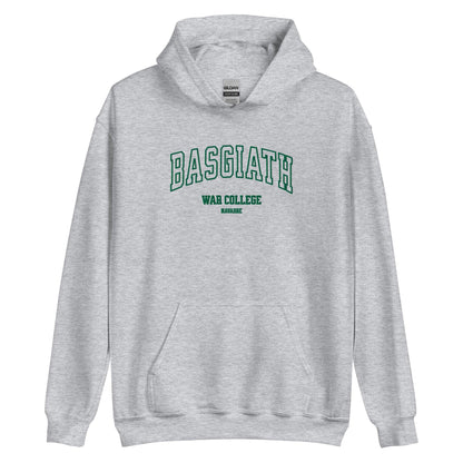 Basgiath War College Embroidered Hoodie - The Bean Workshop - embroidered, fourth wing, hoodie, rebecca yarros