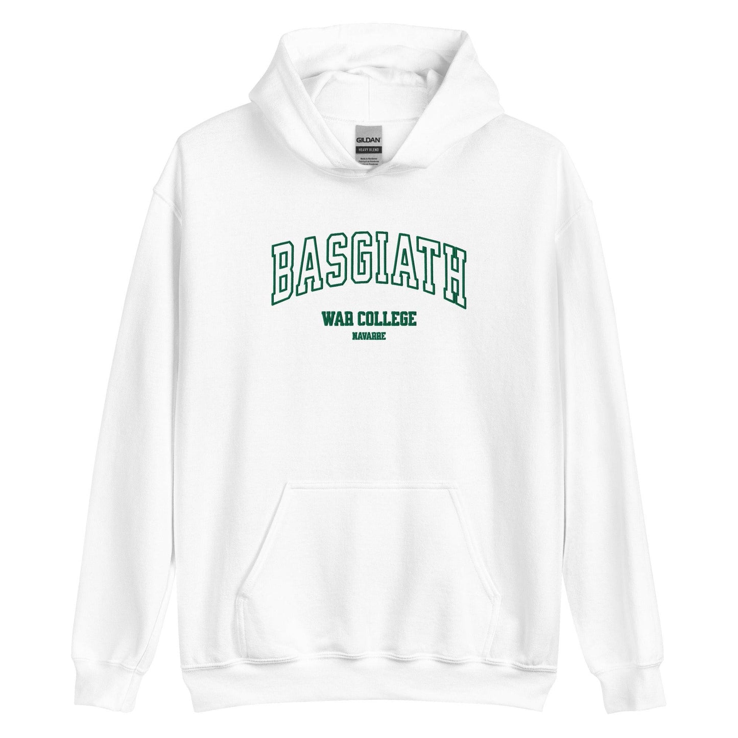 Basgiath War College Embroidered Hoodie - The Bean Workshop - embroidered, fourth wing, hoodie, rebecca yarros