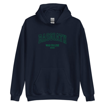 Basgiath War College Embroidered Hoodie - The Bean Workshop - embroidered, fourth wing, hoodie, rebecca yarros