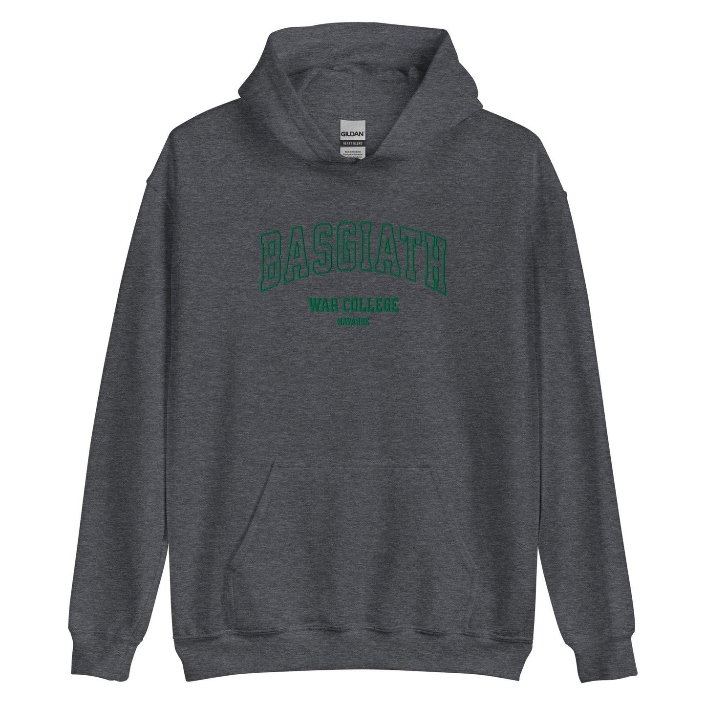 Basgiath War College Embroidered Hoodie - The Bean Workshop - embroidered, fourth wing, hoodie, rebecca yarros