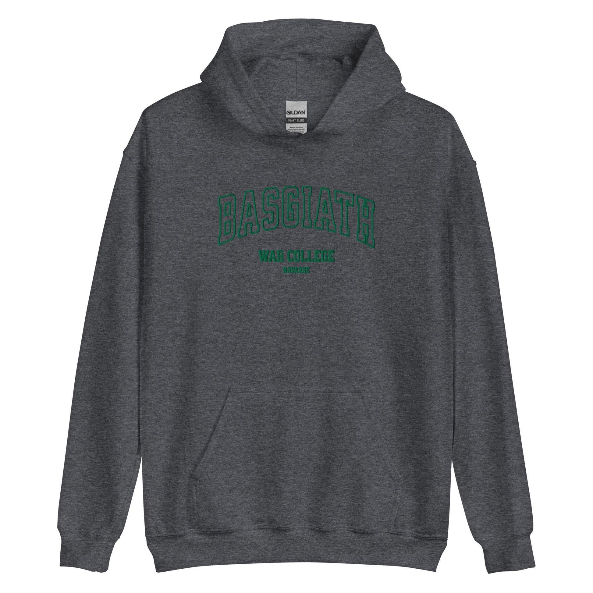 Basgiath War College Embroidered Hoodie - The Bean Workshop - embroidered, fourth wing, hoodie, rebecca yarros