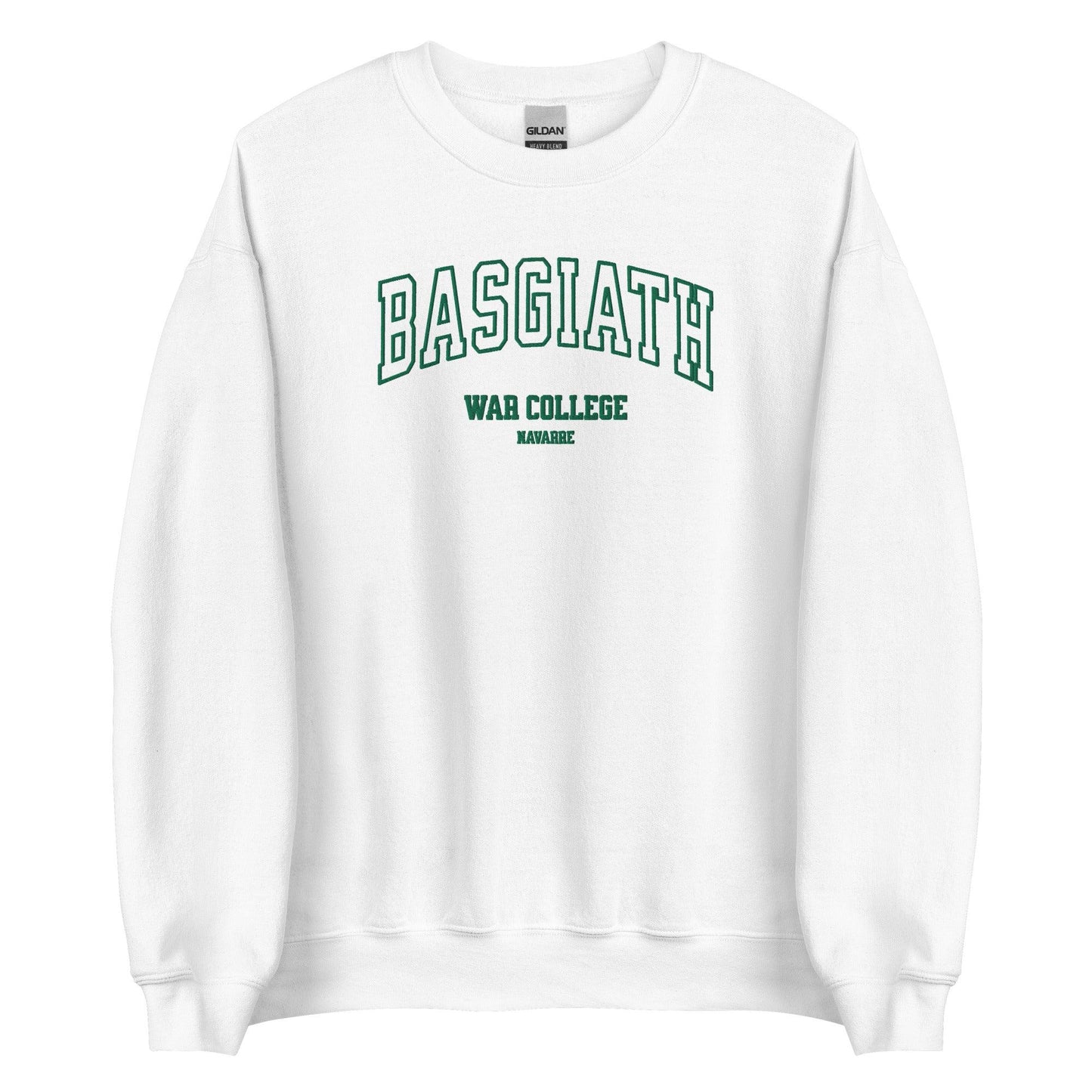 Basgiath War College Embroidered Sweater - The Bean Workshop - embroidered, fourth wing, rebecca yarros, sweatshirt