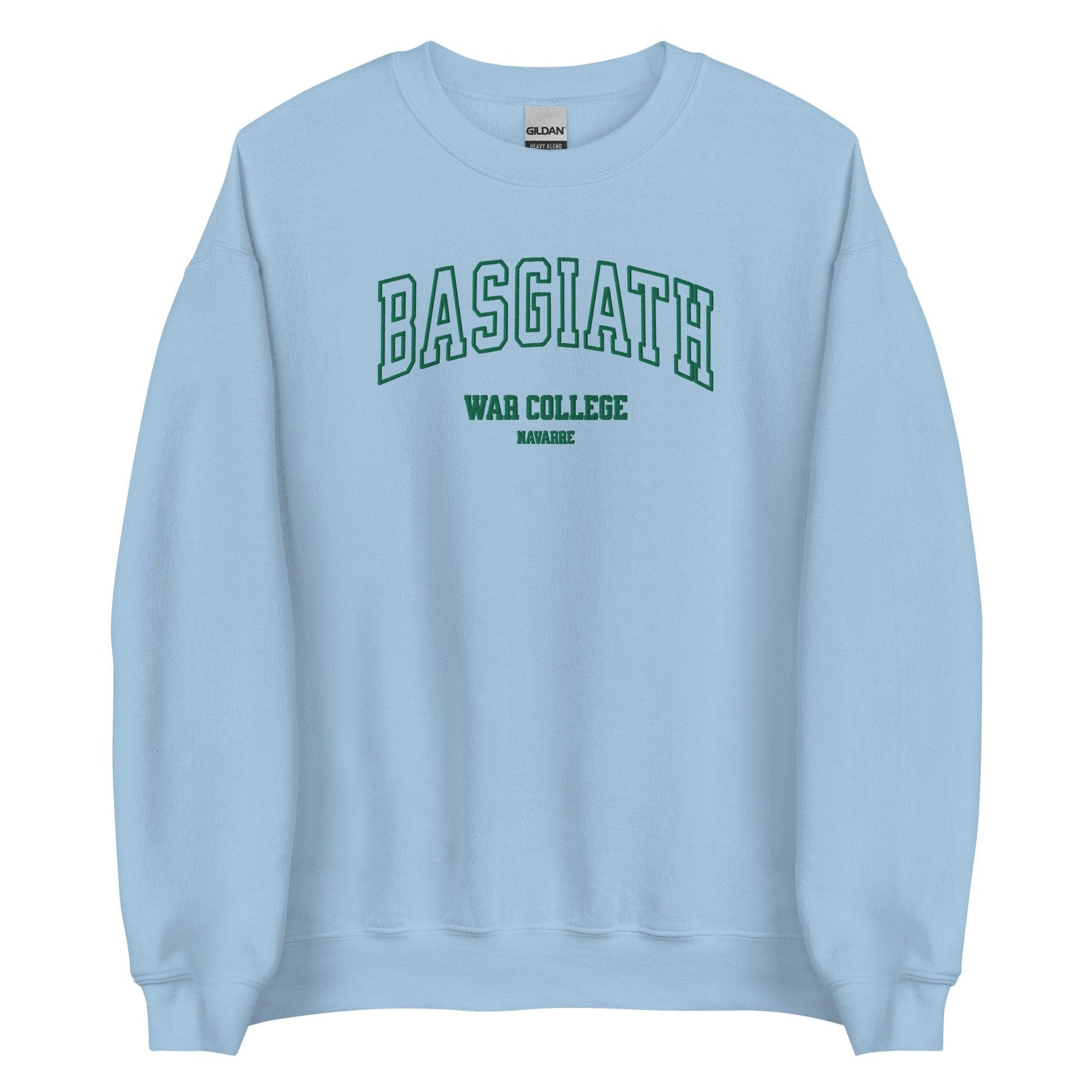 Basgiath War College Embroidered Sweater - The Bean Workshop - embroidered, fourth wing, rebecca yarros, sweatshirt