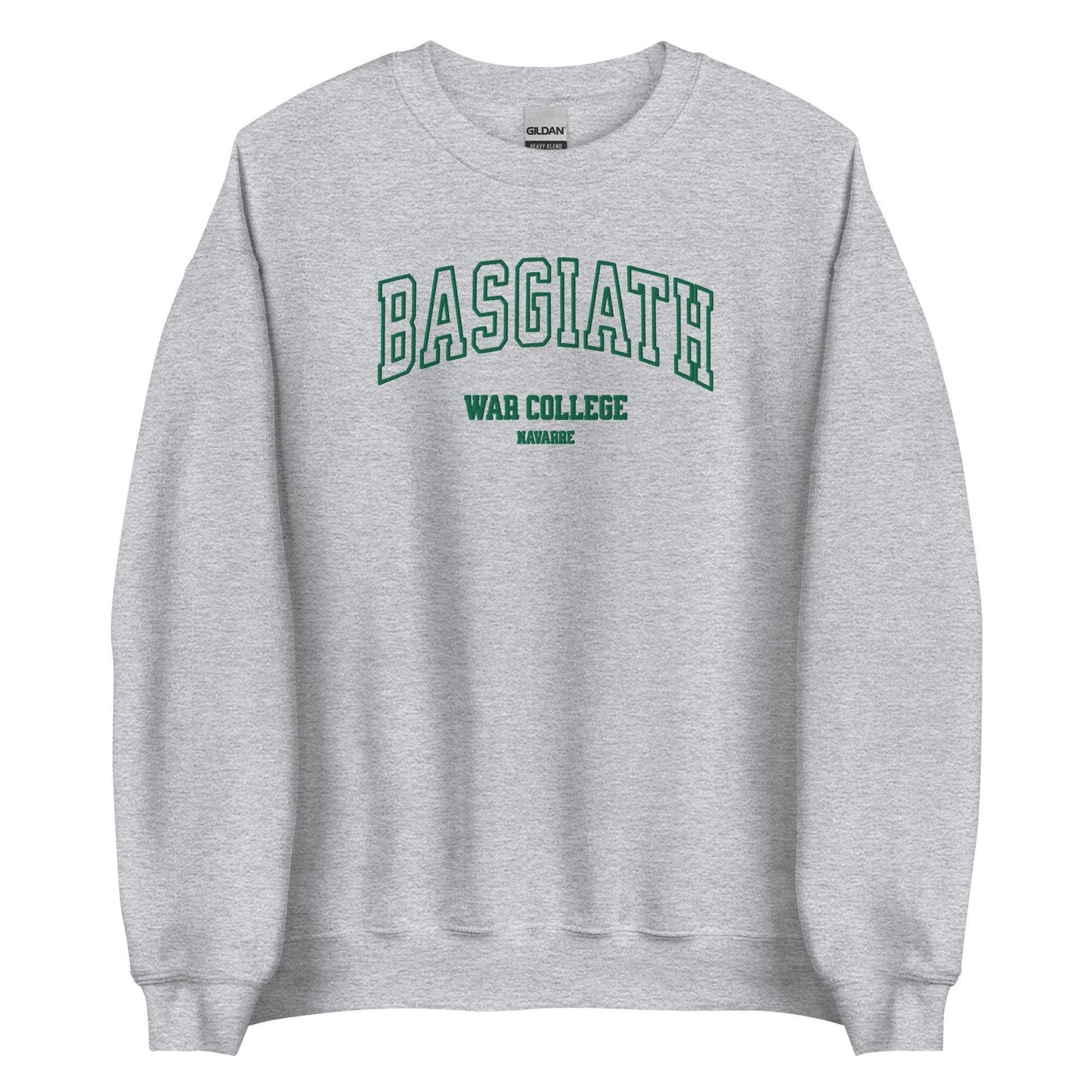 Basgiath War College Embroidered Sweater - The Bean Workshop - embroidered, fourth wing, rebecca yarros, sweatshirt
