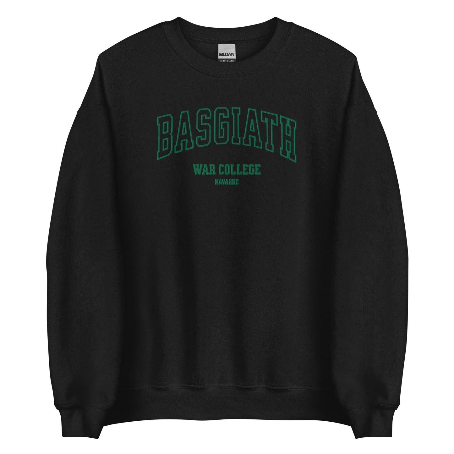 Basgiath War College Embroidered Sweater - The Bean Workshop - embroidered, fourth wing, rebecca yarros, sweatshirt