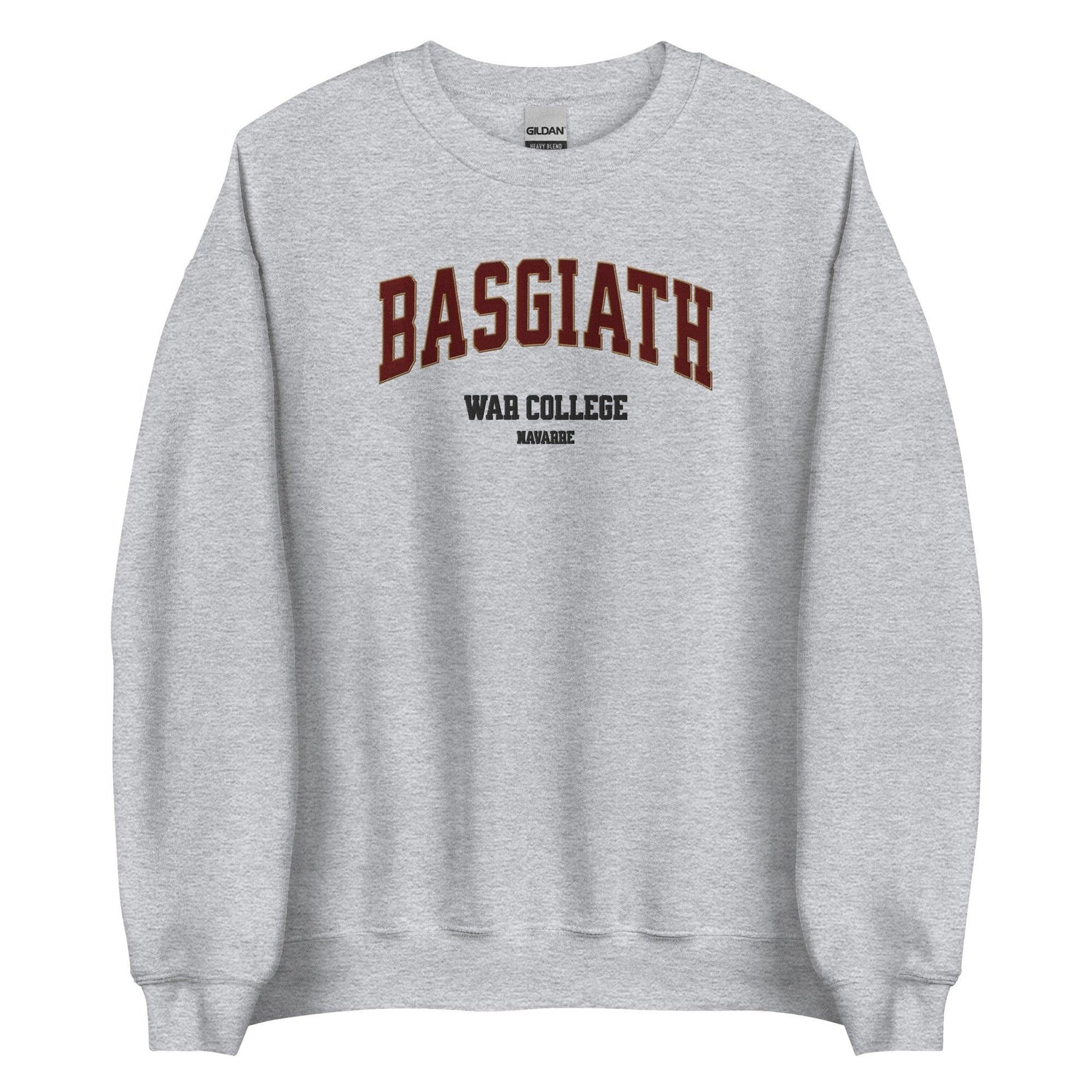 Basgiath War College Embroidered Sweatshirt - The Bean Workshop - embroidered, fourth wing, rebecca yarros, sweatshirt