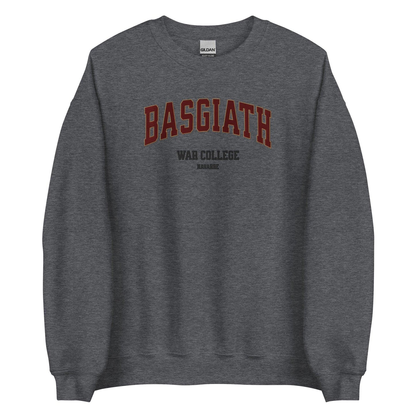 Basgiath War College Embroidered Sweatshirt - The Bean Workshop - embroidered, fourth wing, rebecca yarros, sweatshirt