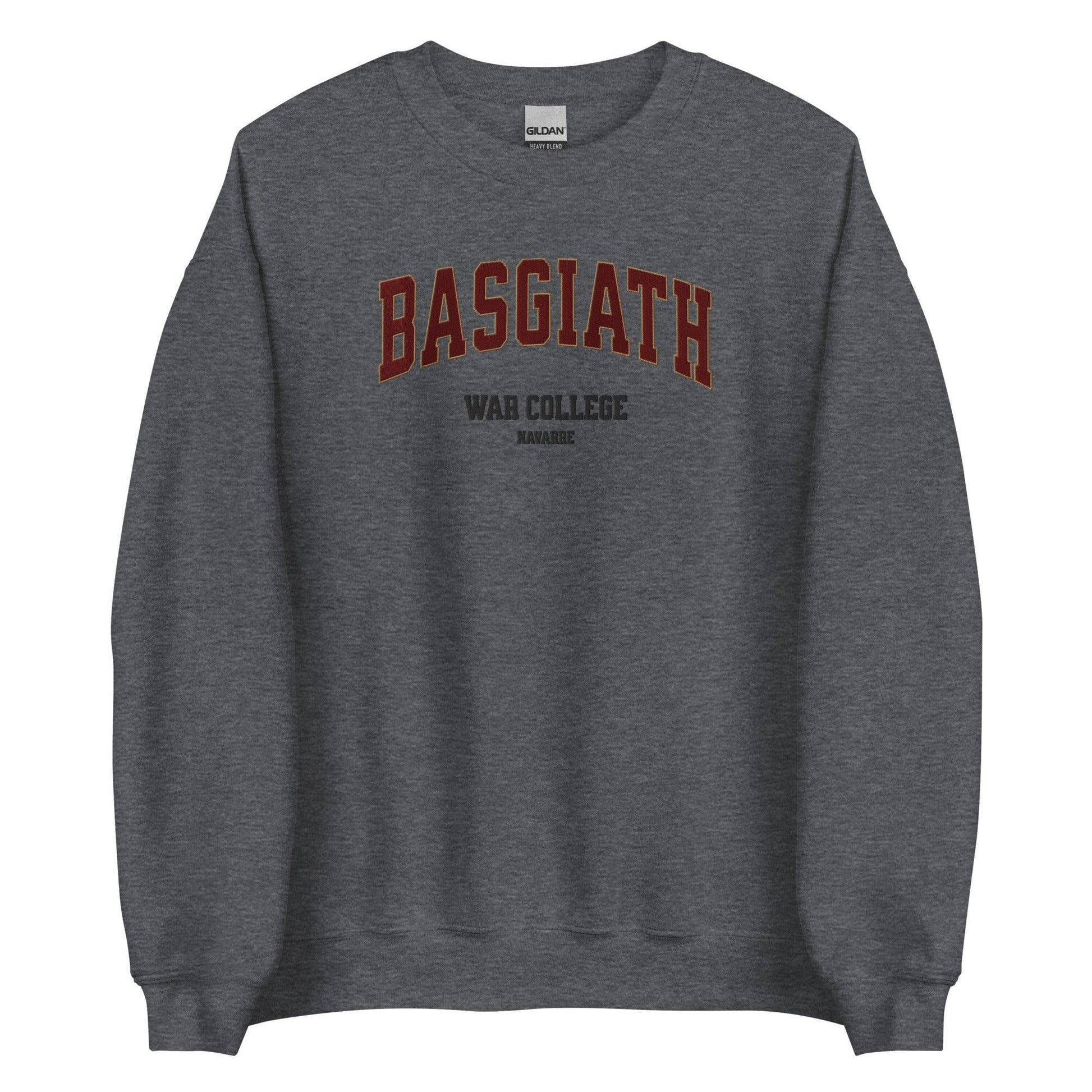 Basgiath War College Embroidered Sweatshirt - The Bean Workshop - embroidered, fourth wing, rebecca yarros, sweatshirt