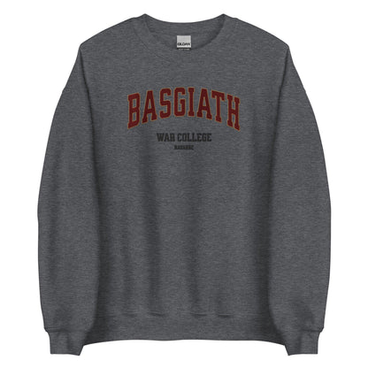 Basgiath War College Embroidered Sweatshirt - The Bean Workshop - embroidered, fourth wing, rebecca yarros, sweatshirt