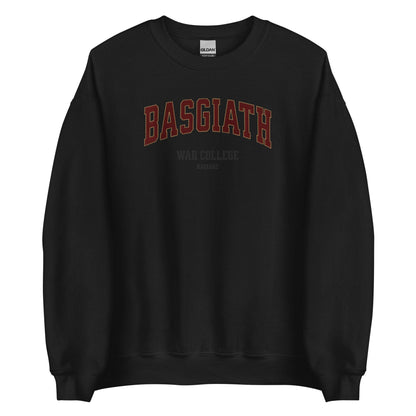 Basgiath War College Embroidered Sweatshirt - The Bean Workshop - embroidered, fourth wing, rebecca yarros, sweatshirt