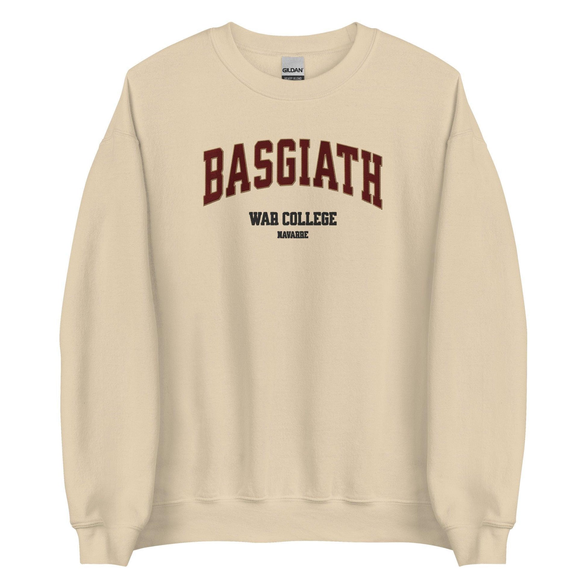 Basgiath War College Embroidered Sweatshirt - The Bean Workshop - embroidered, fourth wing, rebecca yarros, sweatshirt